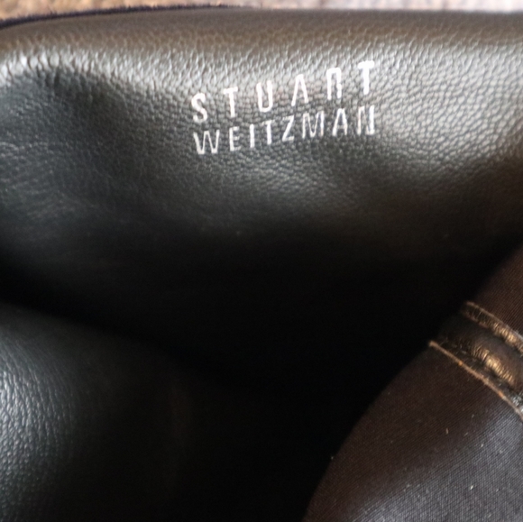 Stuart Weitzman blue suede over the knee boots - Picture 6 of 13